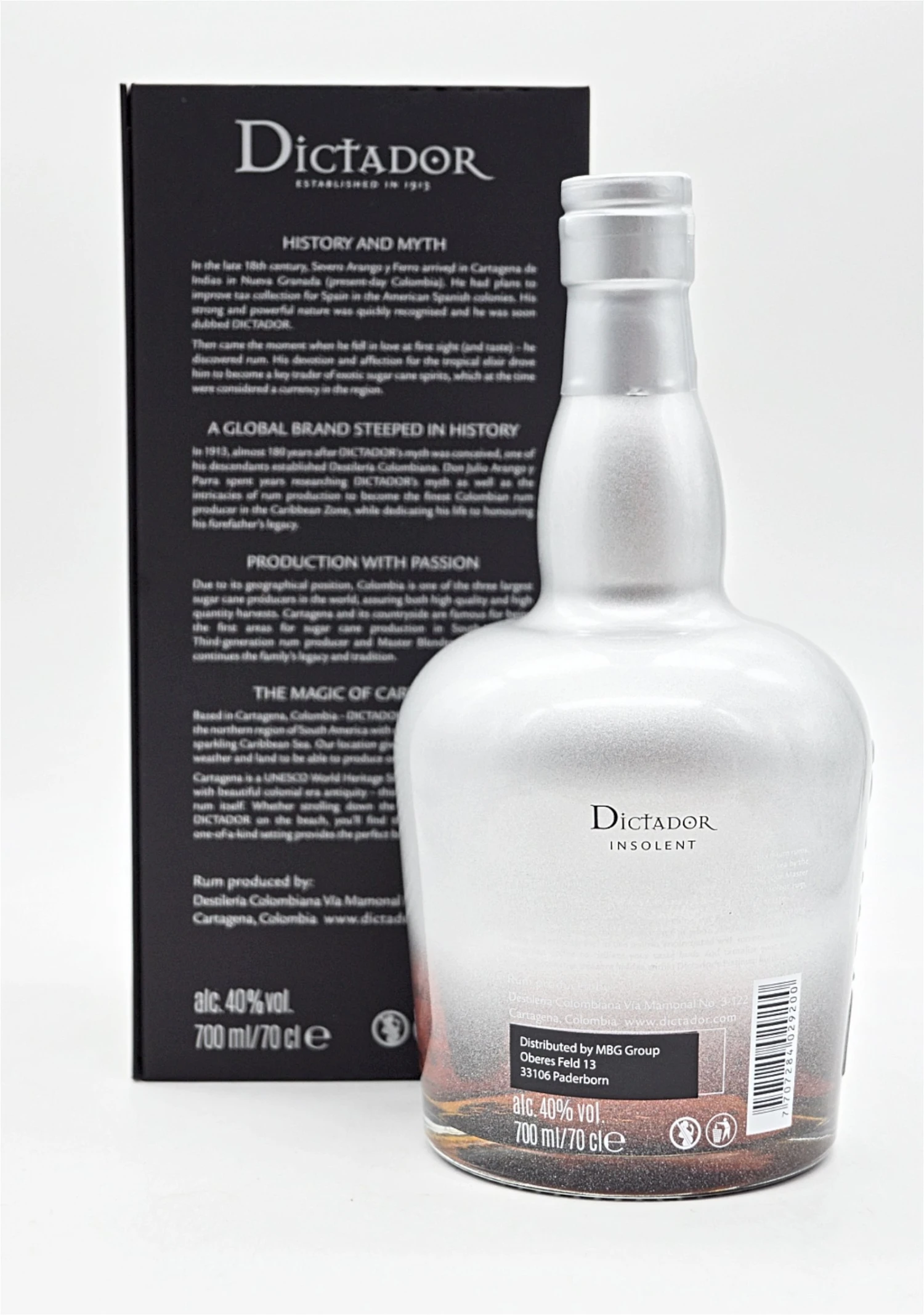 XO Insolent Colombian Aged Rum 4 XO Insolent Colombian Aged Rum – Bild 2