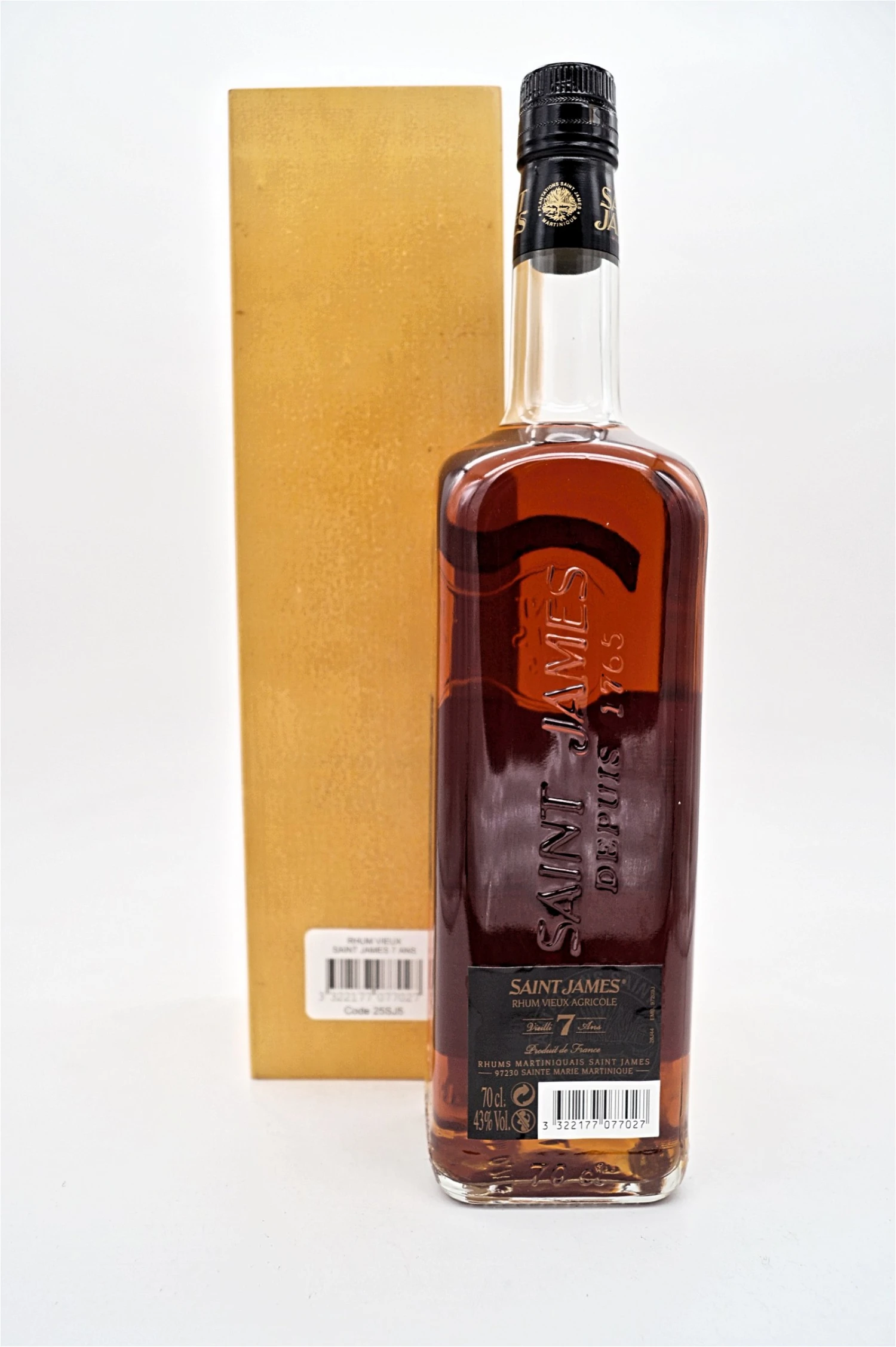 SAINT JAMES 7 Jahre Vieux Agricole Rhum 4 SAINT JAMES 7 Jahre Vieux Agricole Rhum – Bild 2