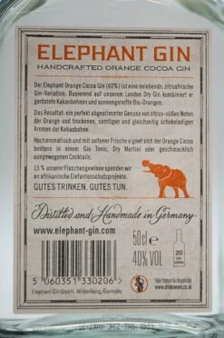 Orange Cocoa Gin 10 Orange Cocoa Gin -Angebote Baileys Store ElephantOrangeCocoa3