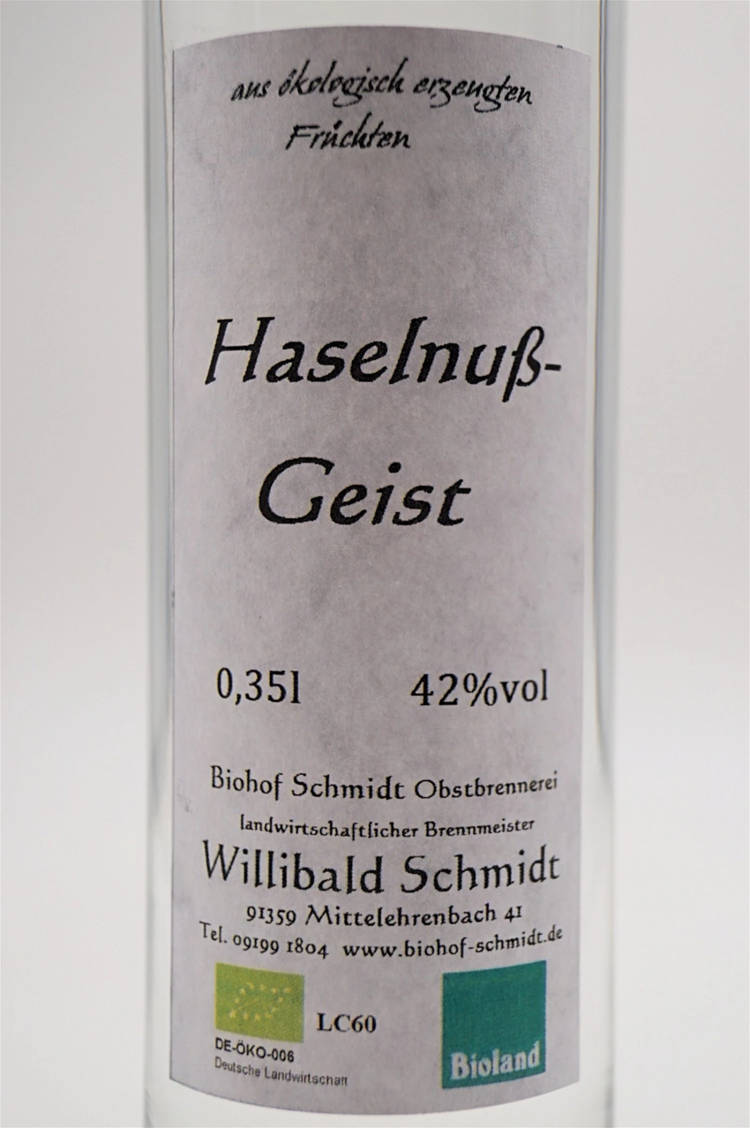 Bio Haselnussgeist 4 Bio Haselnussgeist – Bild 2