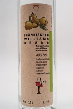 Fränkischer Williamsbirnenbrand -Angebote Baileys Store dsc00700