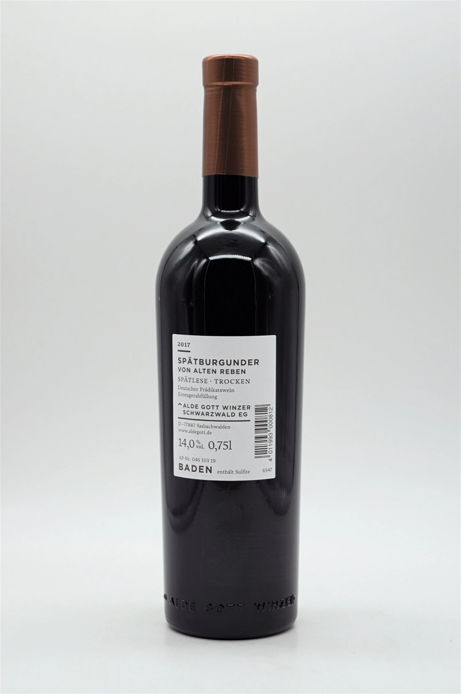 SPÄTBURGUNDER Spätlese Alte Rebe 2017 4 SPÄTBURGUNDER Spätlese Alte Rebe 2017 – Bild 2