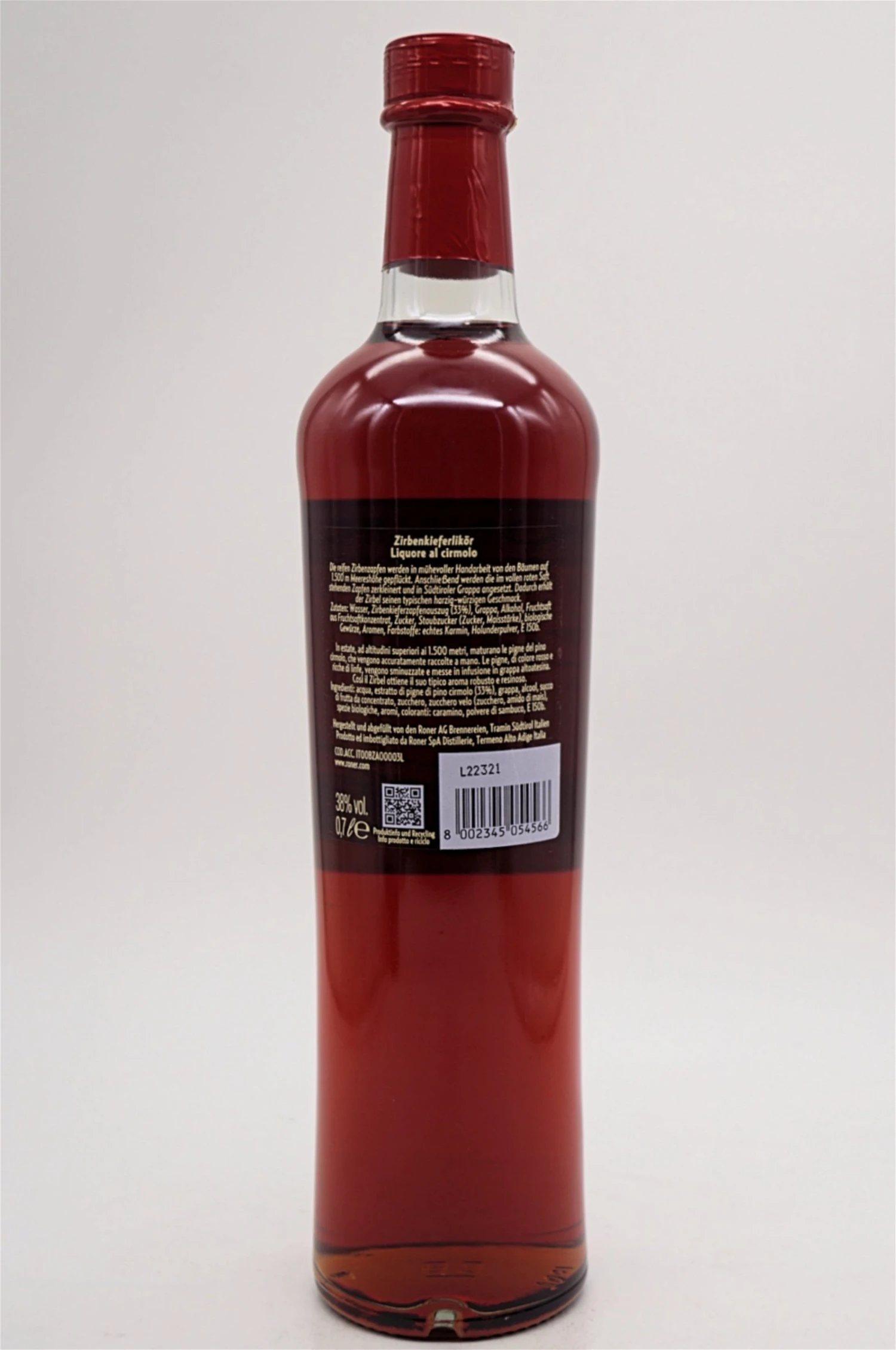 Zirbel Likör 4 Zirbel Likör – Bild 2