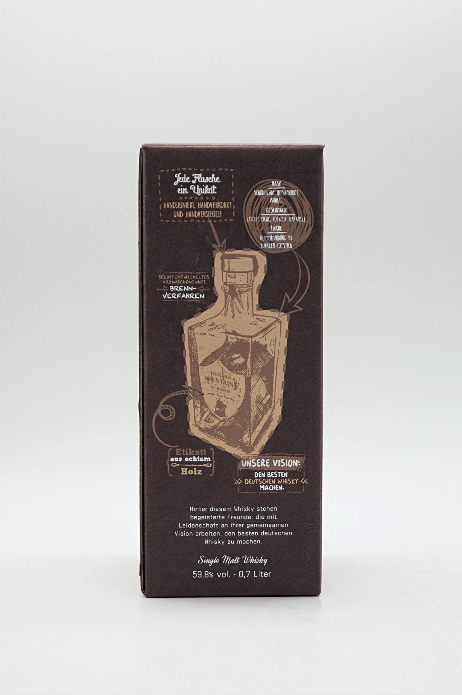 Mc Raven Cask Strength 59,8% Vol. Single Malt Whisky 4 Mc Raven Cask Strength 59,8% Vol. Single Malt Whisky – Bild 2