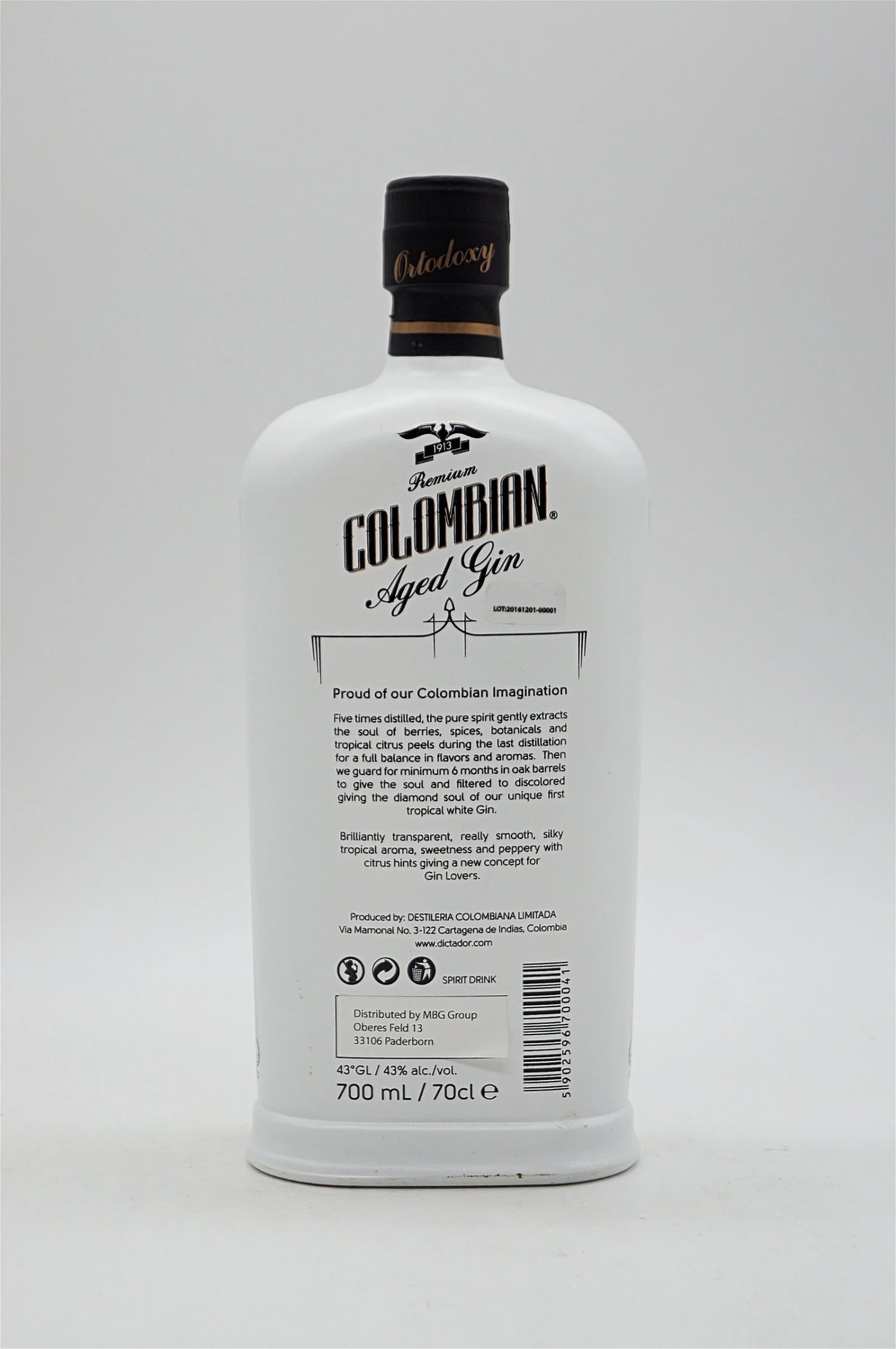 Colombian Aged Gin Ortodoxy 4 Colombian Aged Gin Ortodoxy – Bild 2