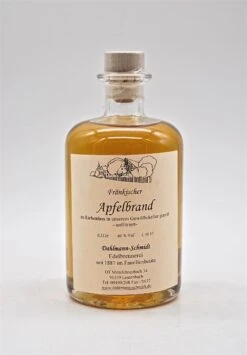 Fränkischer Apfelbrand, Im Eichenfass Gereift
