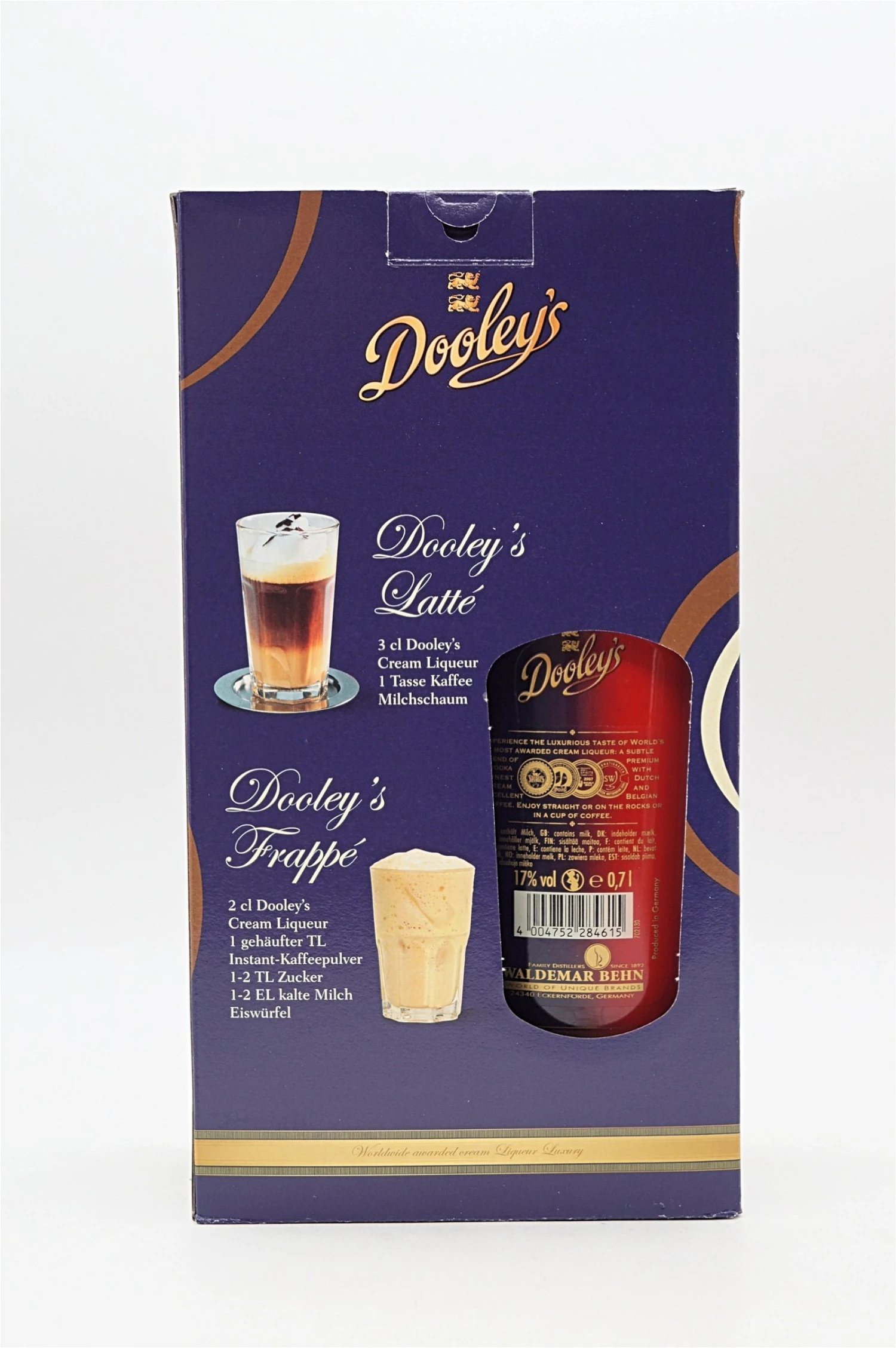 The Original Toffee Cream Liqueur + Glas 4 The Original Toffee Cream Liqueur + Glas – Bild 2