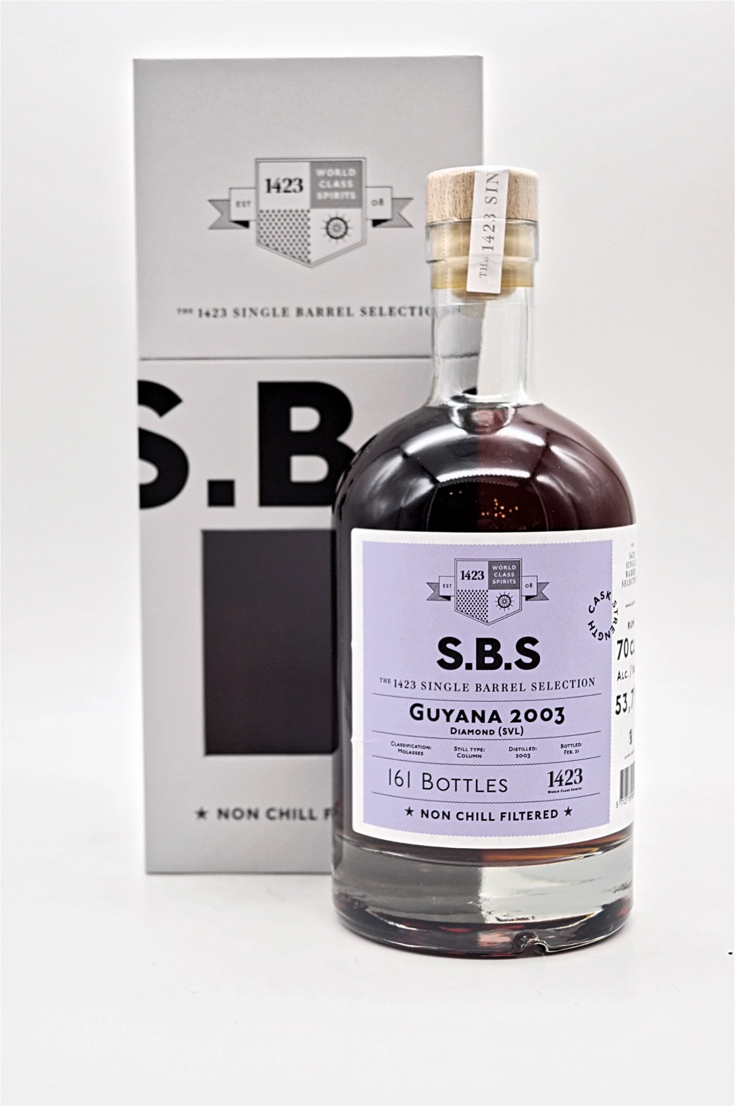 SBS Guyana 2003 Diamond (SVL) Single Barrel Selection Rum 3 SBS Guyana 2003 Diamond (SVL) Single Barrel Selection Rum