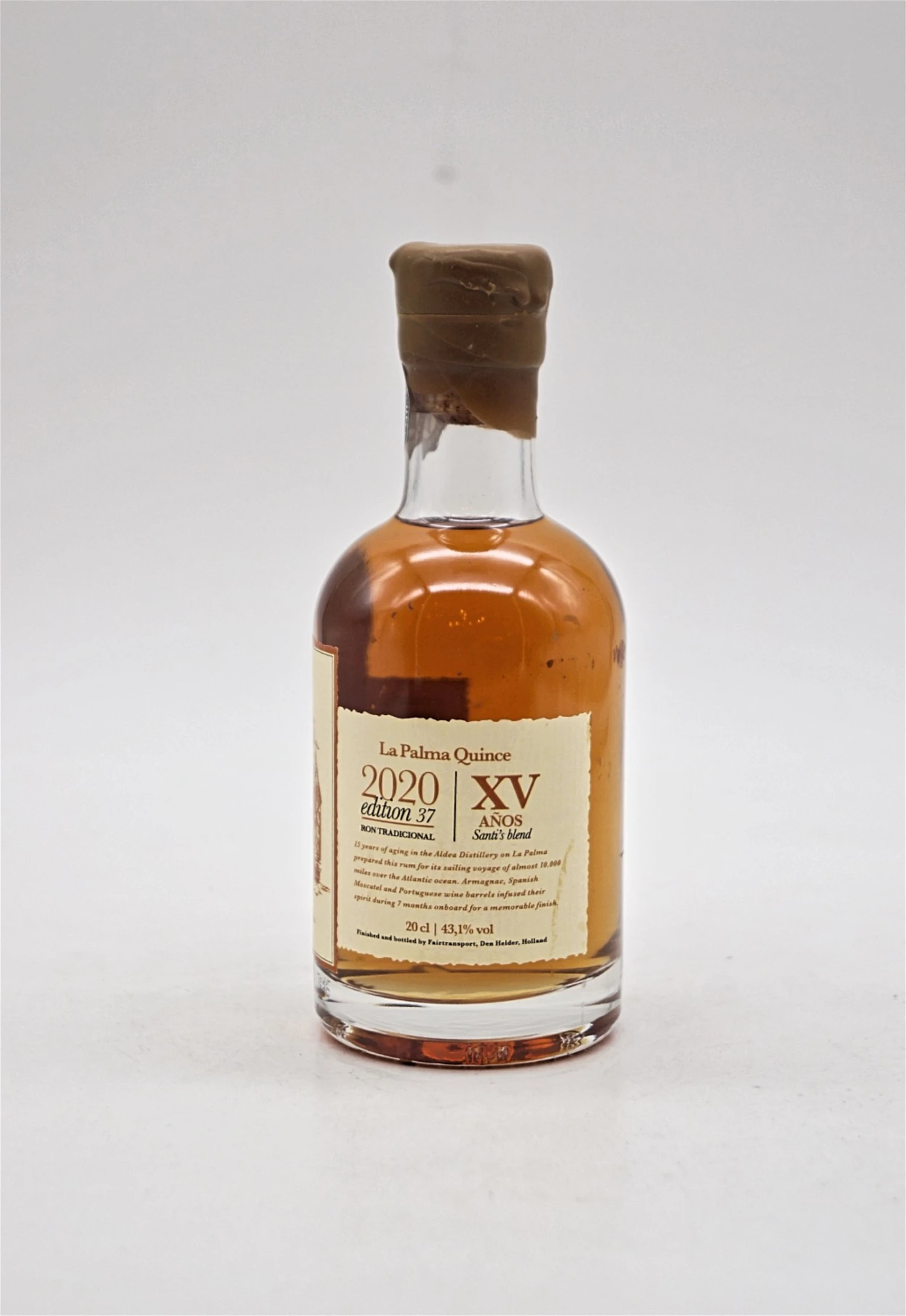 XV Jahre 2020 Edition 37 La Palma Quince Santis Blend Rum 4 XV Jahre 2020 Edition 37 La Palma Quince Santis Blend Rum – Bild 2