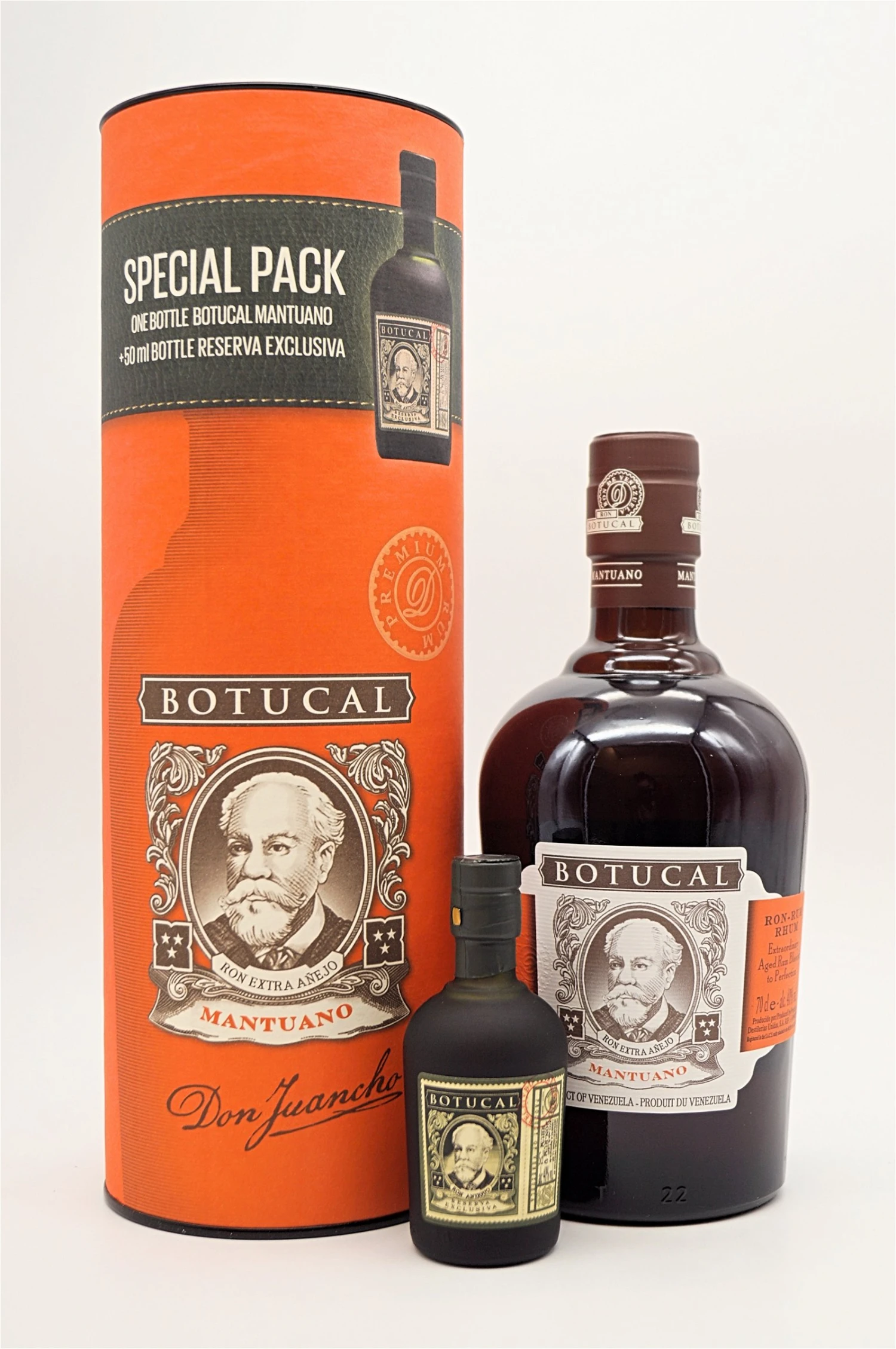 Mantuano Ron Extra Anejo Geschenkverpackung 3 Mantuano Ron Extra Anejo Geschenkverpackung