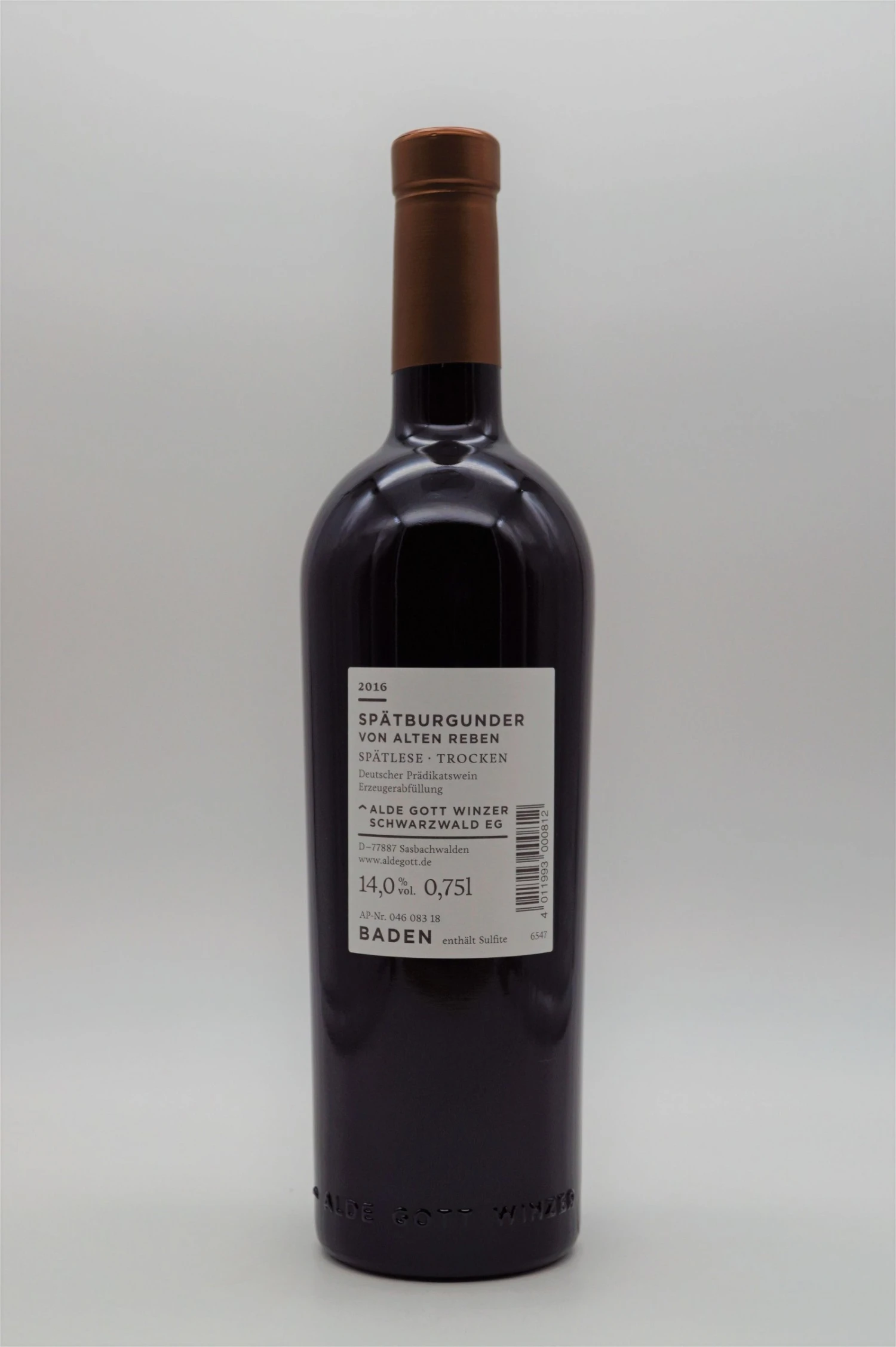 SPÄTBURGUNDER Spätlese Alte Reben 2016 4 SPÄTBURGUNDER Spätlese Alte Reben 2016 – Bild 2