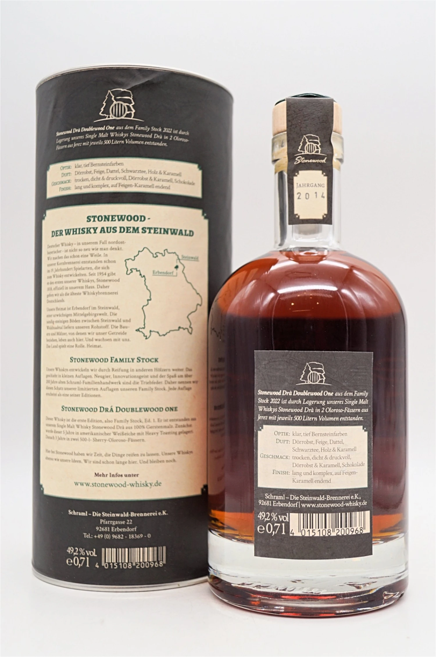 Stonewood Drà Doublewood One Single Malt Whisky 8 Jahre 4 Stonewood Drà Doublewood One Single Malt Whisky 8 Jahre – Bild 2