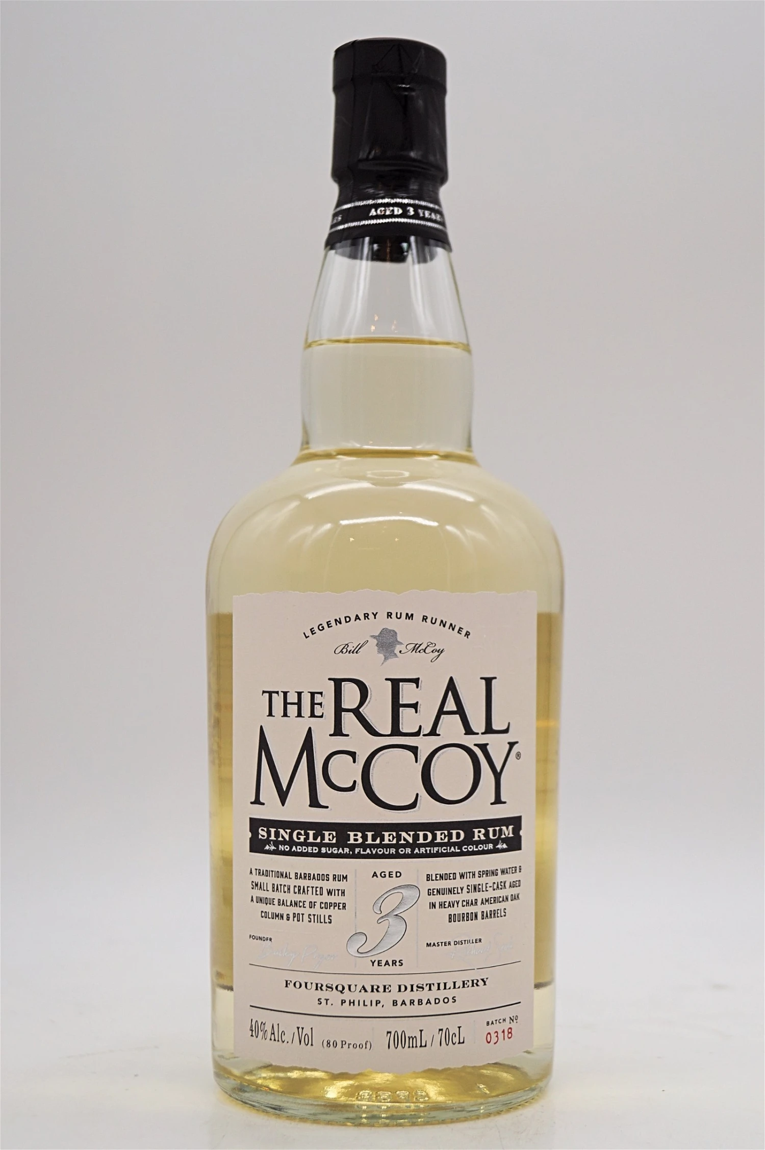 3 Jahre Single Blended Rum 40% 3 3 Jahre Single Blended Rum 40%