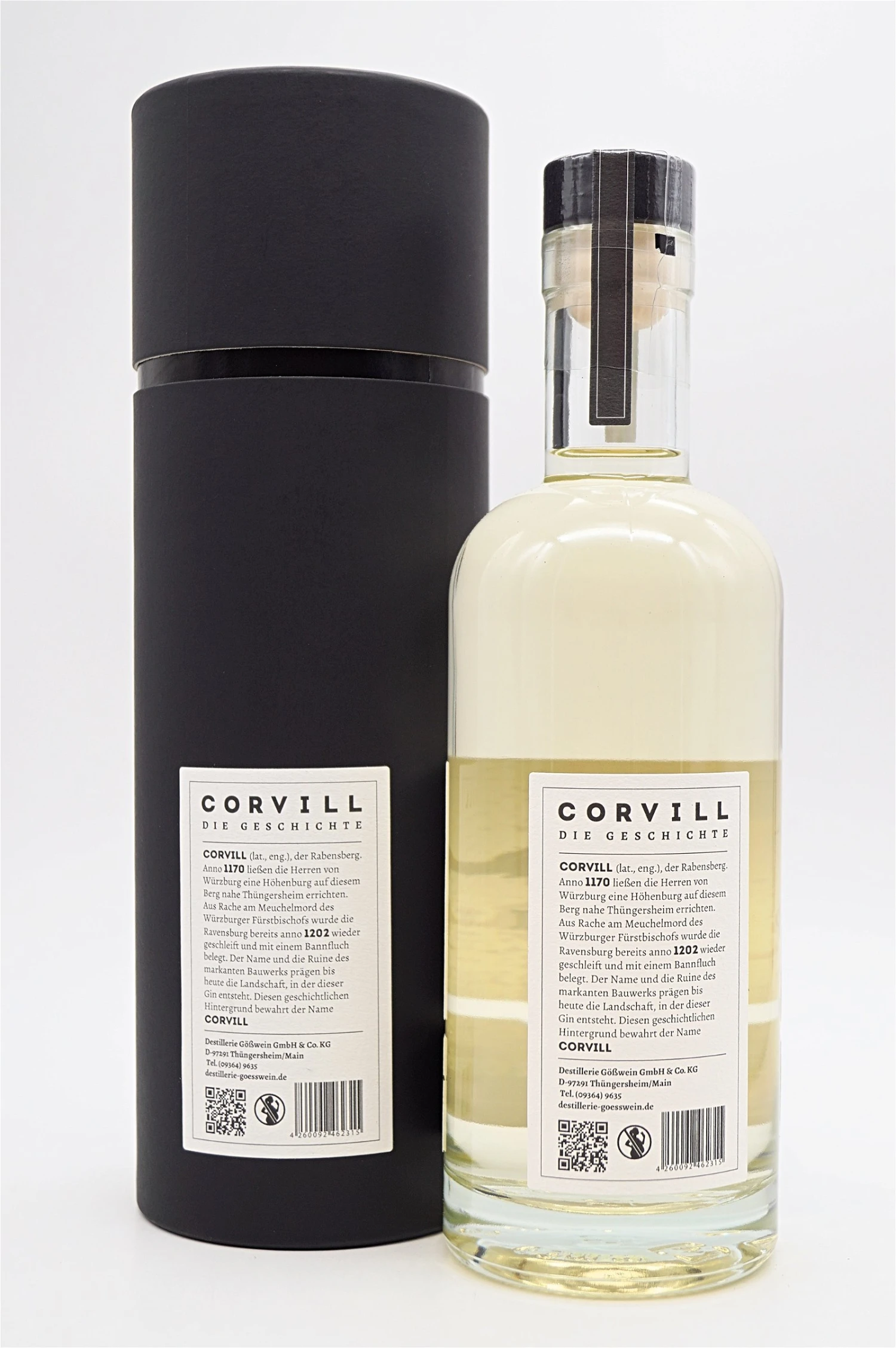 Corvill Distilled Gin Franconian Dry Gin 4 Corvill Distilled Gin Franconian Dry Gin – Bild 2