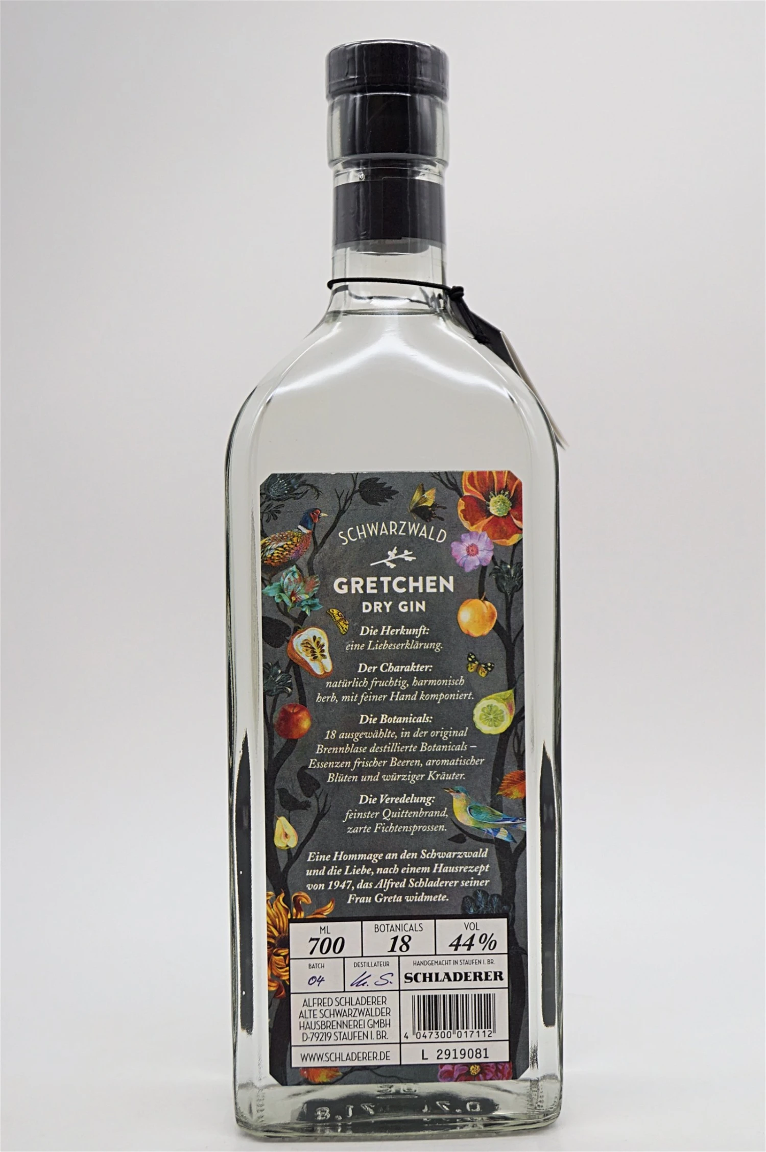 Gretchen Distilled Dry Gin 4 Gretchen Distilled Dry Gin – Bild 2