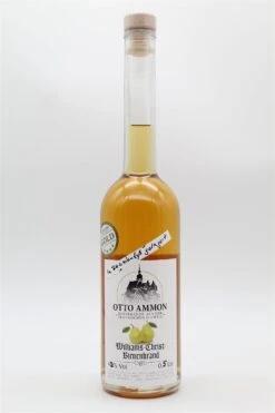 Williams-Christ-Birnenbrand, Akazienfass Gelagert